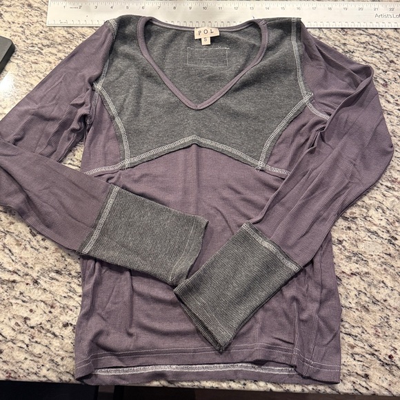 POL Set Wide Leg Pants + Long Sleeve Top BNWT - Picture 10 of 12